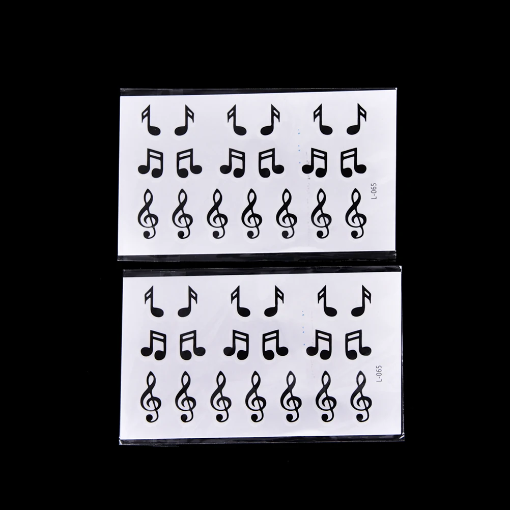 

1pcs music note Temporary tattoo Waterproof Temporary Tattoo sticker on ear finger Arm leg
