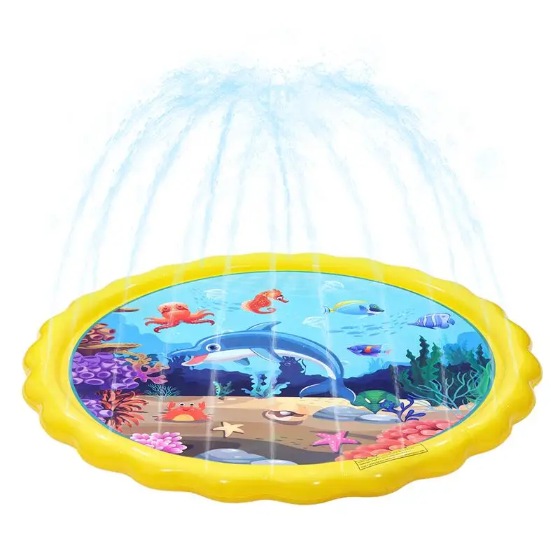 170 см ПВХ всплеск игровой коврик распылитель воды вентилятор осевой центробежный