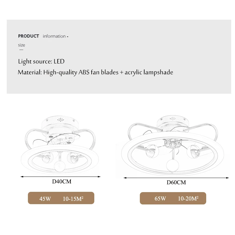 

LED Creativity Ceiling Fan Lights Remote Control Ceiling Light Fan Lamp for Bedroom Dining Room 110v/220v LED Ceiling Fan lamp