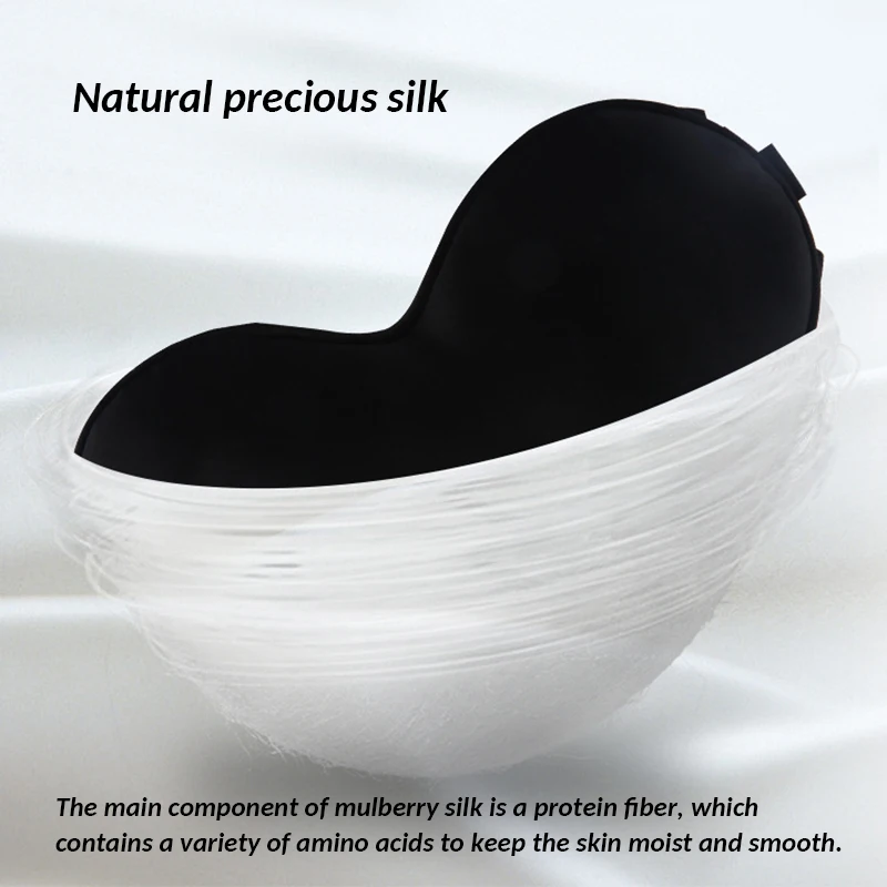 Маска для сна из чистого натурального шелка очень гладкая маска глаз шелковая