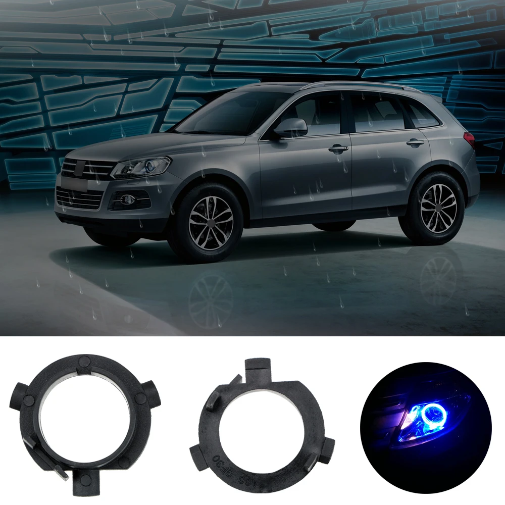 LEEPEE 2 шт. Автомобильный светодиодный адаптер база для KIA K4 K5 Sorento hyundai Veloster Santa Fe адаптер гнезд светодиодный фиксатор фар