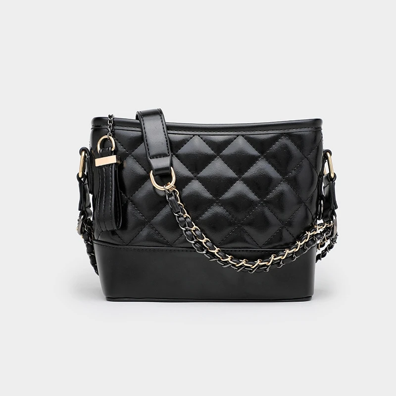 

2021European And American Fashion Handbag New Wild Small Square Bag Double Chain Messenger Bag Trend Shoulder Bag Woman Bag