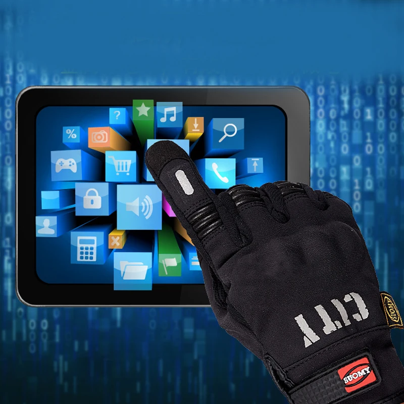 Мотоциклетные Перчатки для мотокросса езда на велосипеде сенсорный экран полный