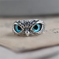 trendy charm vintage cute men and women simple design owl ring silver color engagement wedding design rings jewelry gifts %d0%ba%d0%be%d0%bb%d1%8c%d1%86%d0%b0