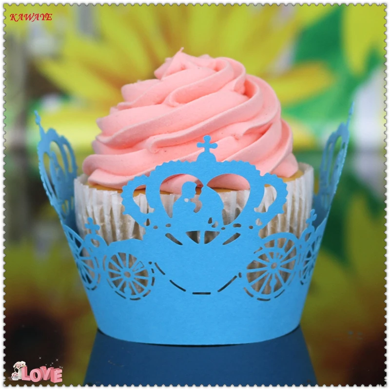 100 шт. Подложка для свадебных стаканчиков и тортов обертки выпечки розовая