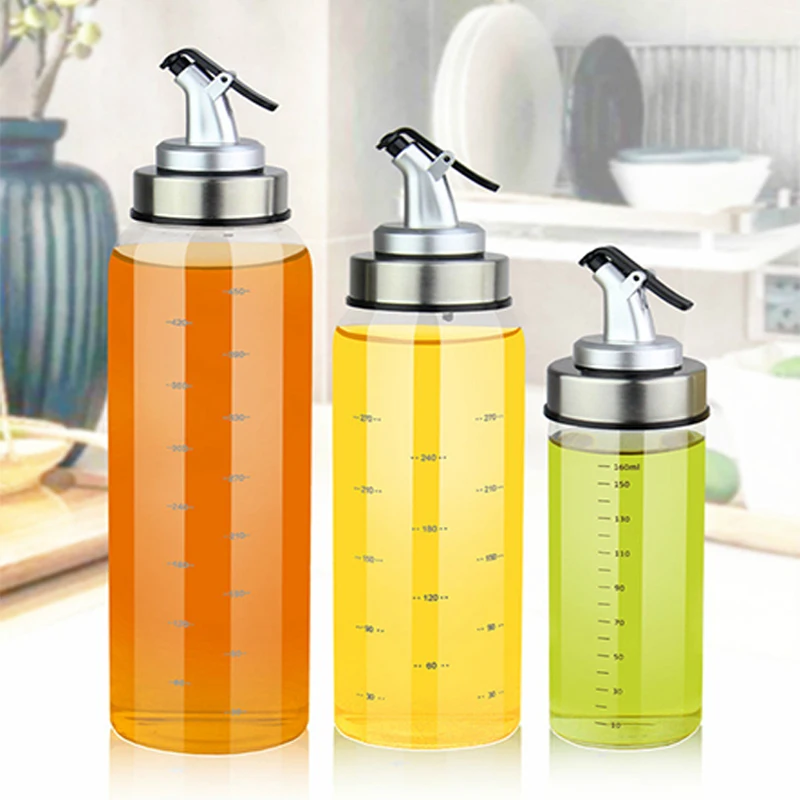 Большой масляный горшок стеклянная бутылка для масла соевый соус уксус