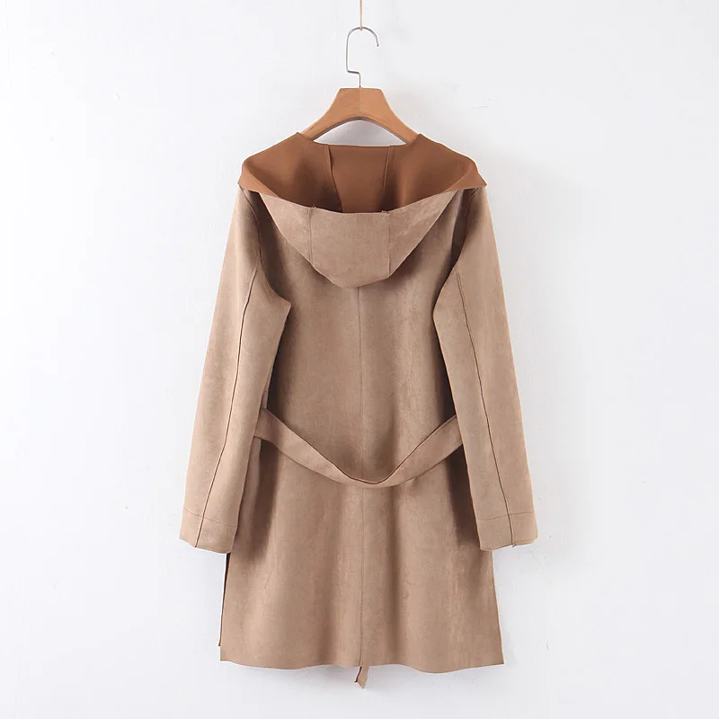 Женское шерстяное пальто za повседневное элегантное с длинными рукавами и