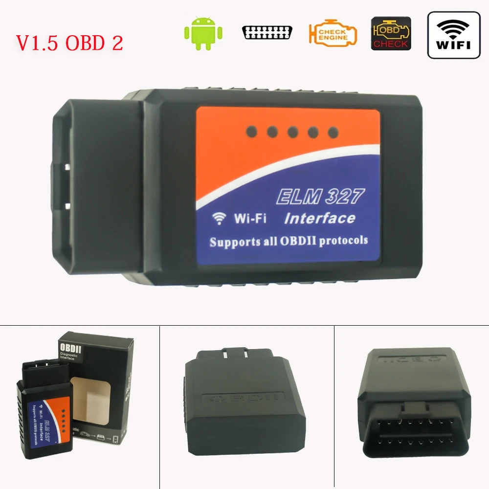 Автомобильный тестер ELM327 OBD 2 V1.5 диагностический инструмент для Mercedes Benz W203 W210 W211
