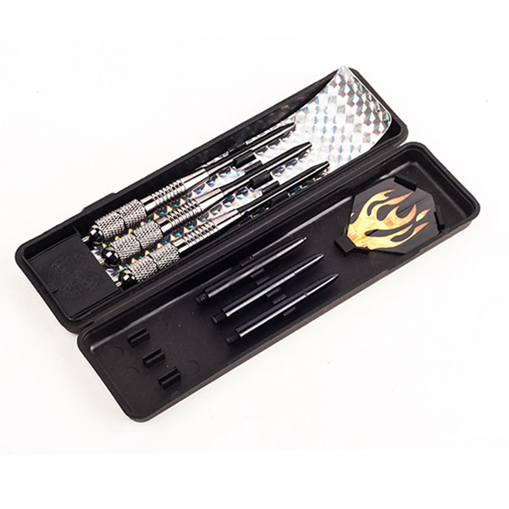 

3Pcs 25g Professional Darts Set Steel Tip Nickel Plated Copper Barrel Aluminum Shaft Laser Flight Competition Training Dart