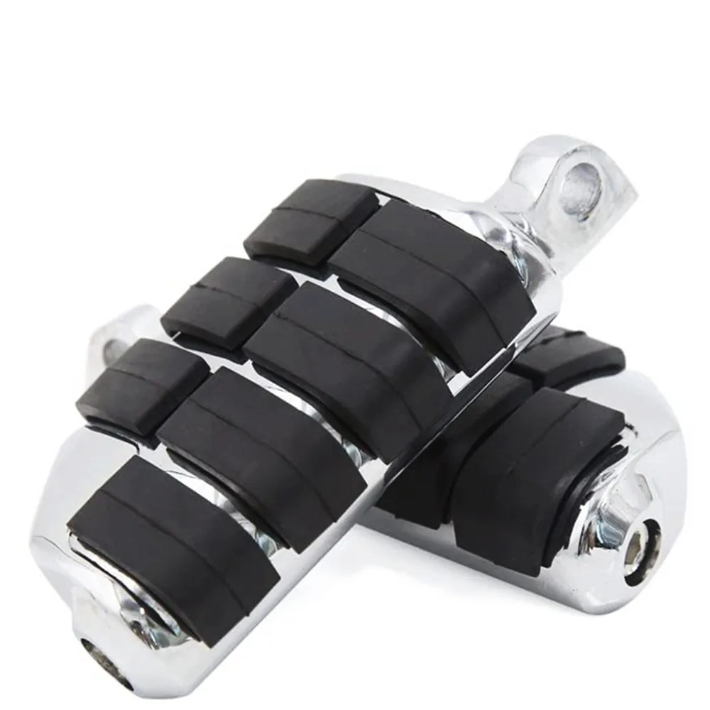 

Motorcycle Foot Pegs Chrome Highway Pegs Footrest Aluminum Motorcycle Footboard for Harley Davidson Cruisers