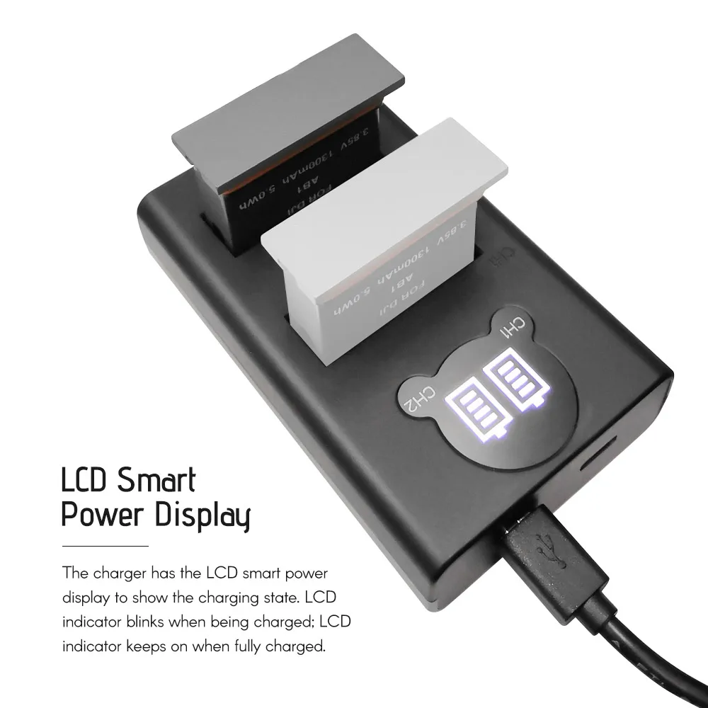 Комплект для зарядки с двумя портами Двухканальное зарядное устройство