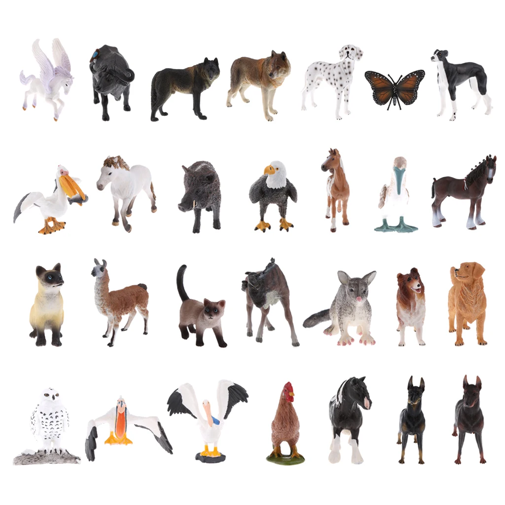 Имитация реплики дикая/модель животного на ферме птицы фигурки детская игрушка