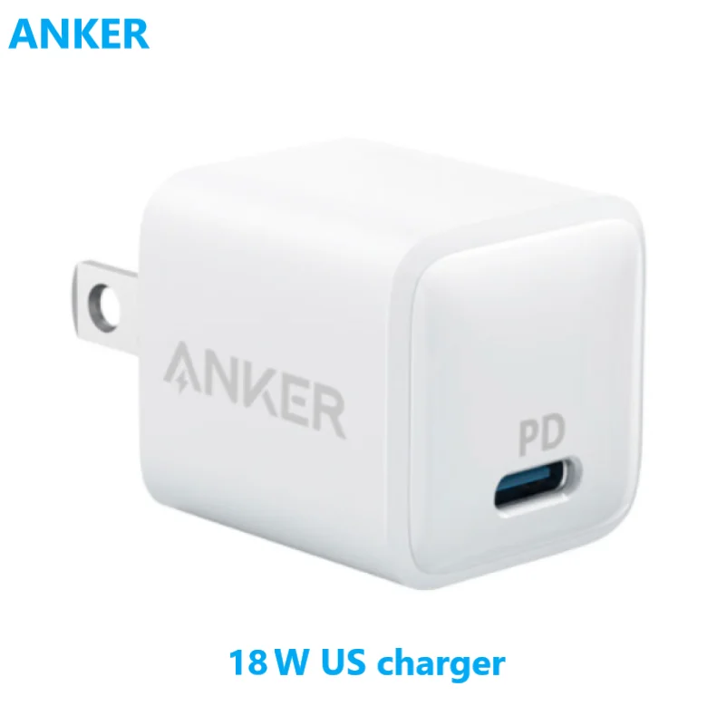 Сетевое зарядное устройство Anker PowerPort PD Nano 18 Вт (A2716J21) -белое Зарядное USB C для Samsung и