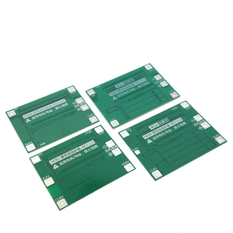 Защитная плата 3S/4S 40A/60A 18650 BMS для зарядки литий ионных батарей двигателя