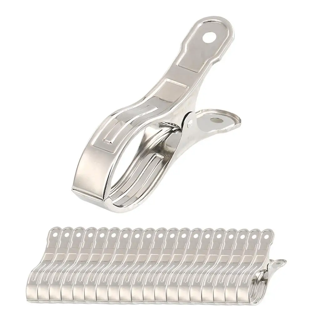 Прищепки из нержавеющей стали-разнообразные зажимы для использования в теплице, лодке, сухом стирке на одежде