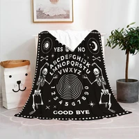 astrology divination tarot fleece blanket dice magic decoration cloth constellation blankets and throws