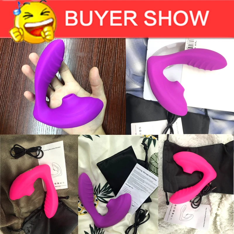 Присоска на клитор фаллоимитатор вибратор Секс игрушки для женщины присосках