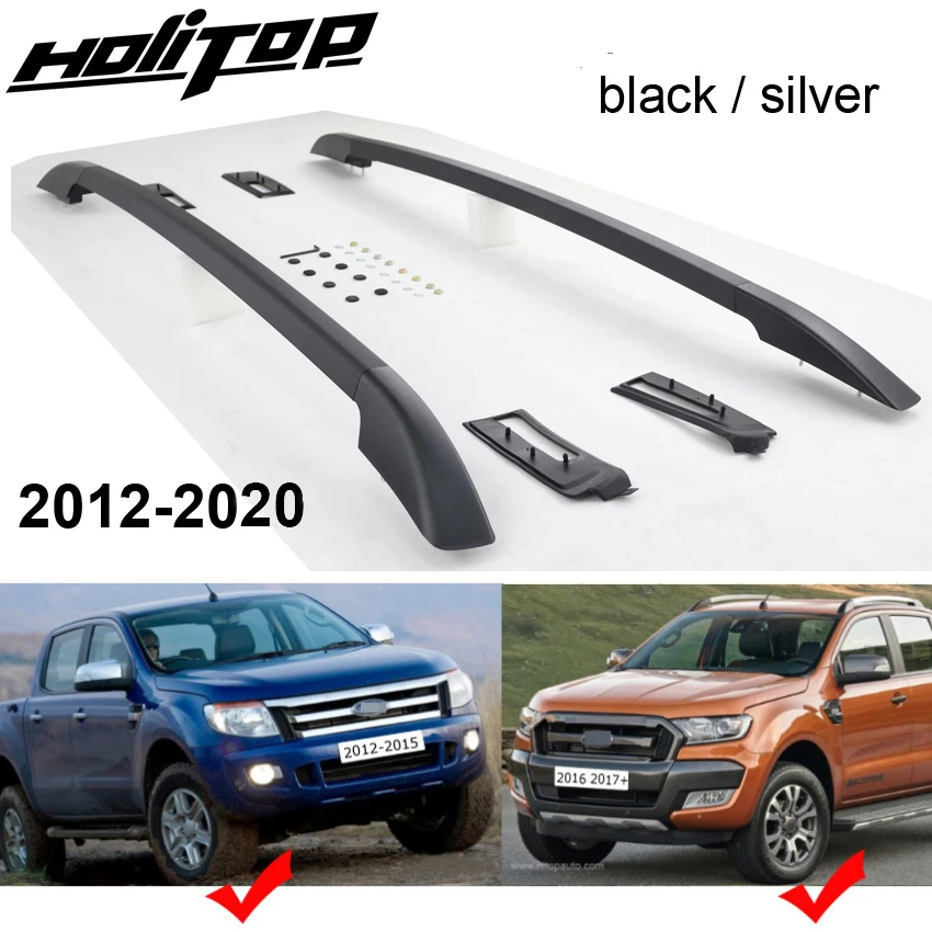 Рейка на крышу для Ford Ranger 2011 2020 лучший алюминиевый сплав фиксируется винтами