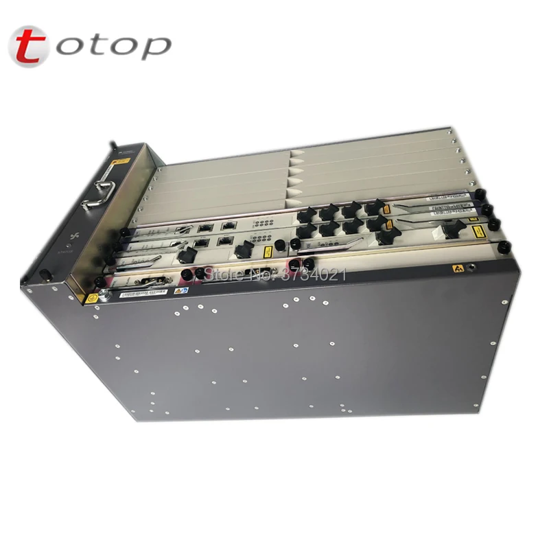 19 дюймов оригинал huawei GPON OLT MA5683T 1GE с 2xSCUN + 2xPRTE 2x scun терминал оптической