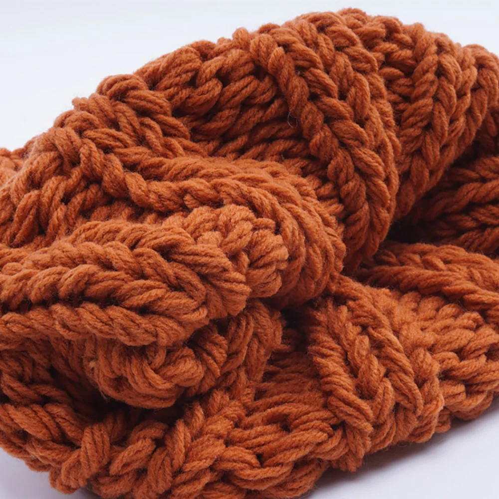 

Women Thicken Winter Skullies Beanies Casual Chunky Knitted Warm Ear Rib Hats For Female Ladies Man Solid Color Bonnet Caps Hat