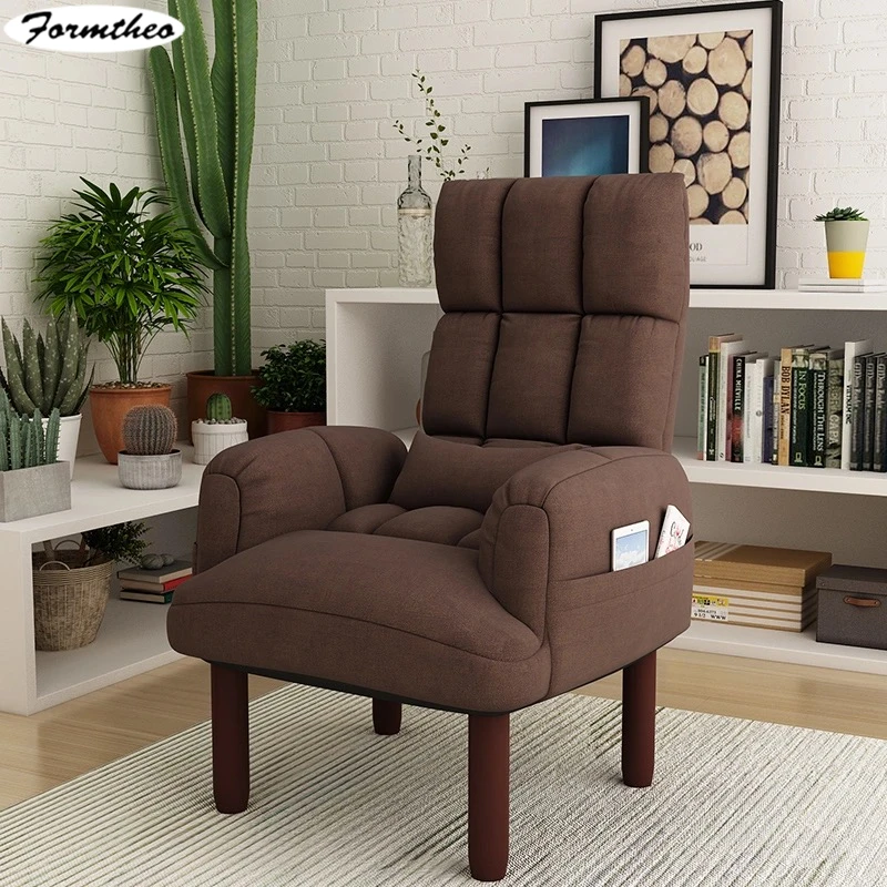FORMTHEO японский Гостиная мебель для отдыха Reclinable ленивый диван кресло с деревянная ножка|Шезлонг| |