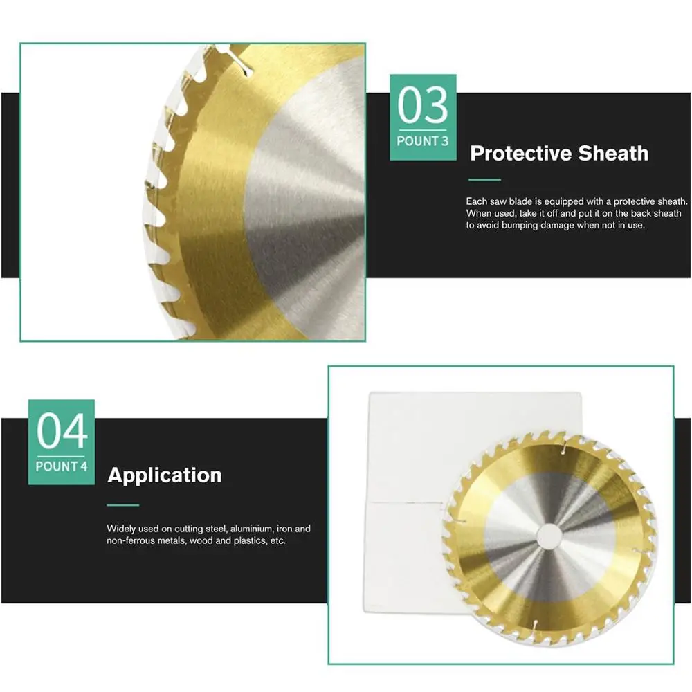 Деревообрабатывающий пильный диск с титановым покрытием круговой режущий