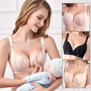 maternity bra plus size D cup front open breastfeeding bra sujetador lactancia nursing bras sexy pregnancy clothes for women top