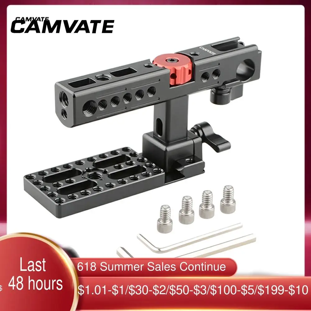 CAMVATE Вращающийся набор верхней ручки Nato w/простая пластина NATO Rail для RED Kamera Rig