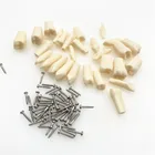 Съемный зуб для тренировочной модели, зубная гранула и винт, обучающая имитационная модель зубов