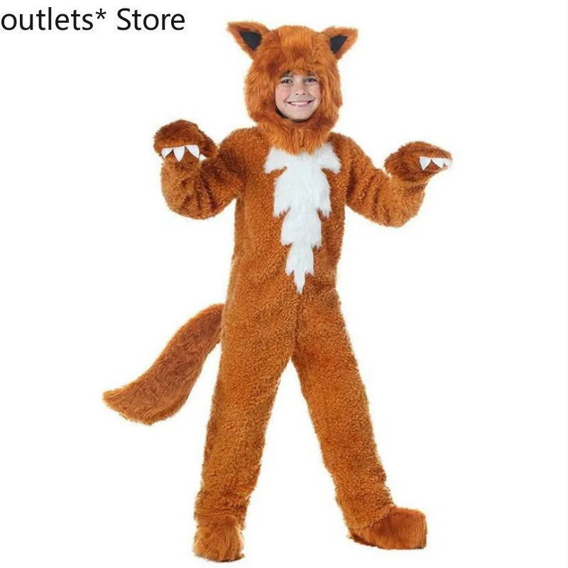Костюм лисы маскота карнавальный костюм вечерние наряды для игр рекламная акция