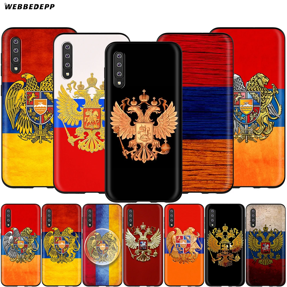 Webbedepp чехол с российским флагом Аргентины для Samsung Galaxy A2 J4 J6 J7 Duo J8 Core Prime 2018 A20E