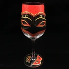 Ручная роспись маслом бокал для вина бокал стеклянная чашка бокал для шампанского бокал для коктейлей круглая чашка для бара отеля вечевечерние посуда для напитков