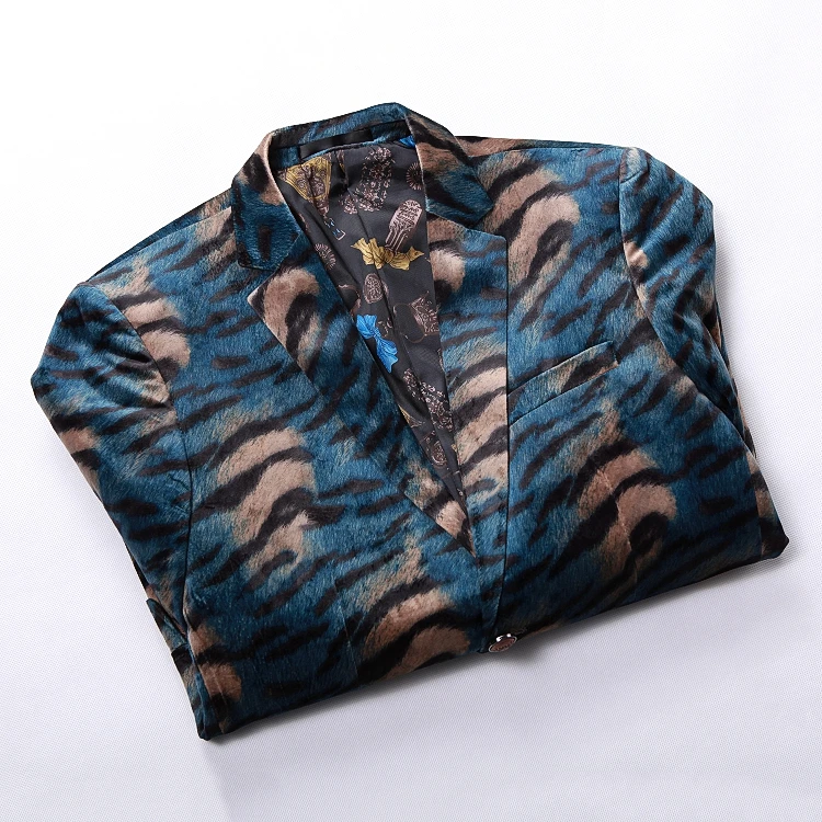 

ZJ06 strips mens suit jacket stage suit jacket blazers man smokings