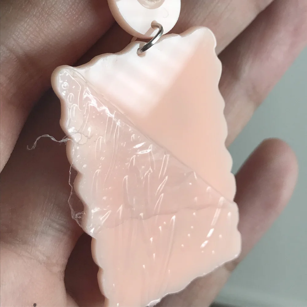 2019 модные забавные дизайнерские акриловые висячие серьги в виде клубники