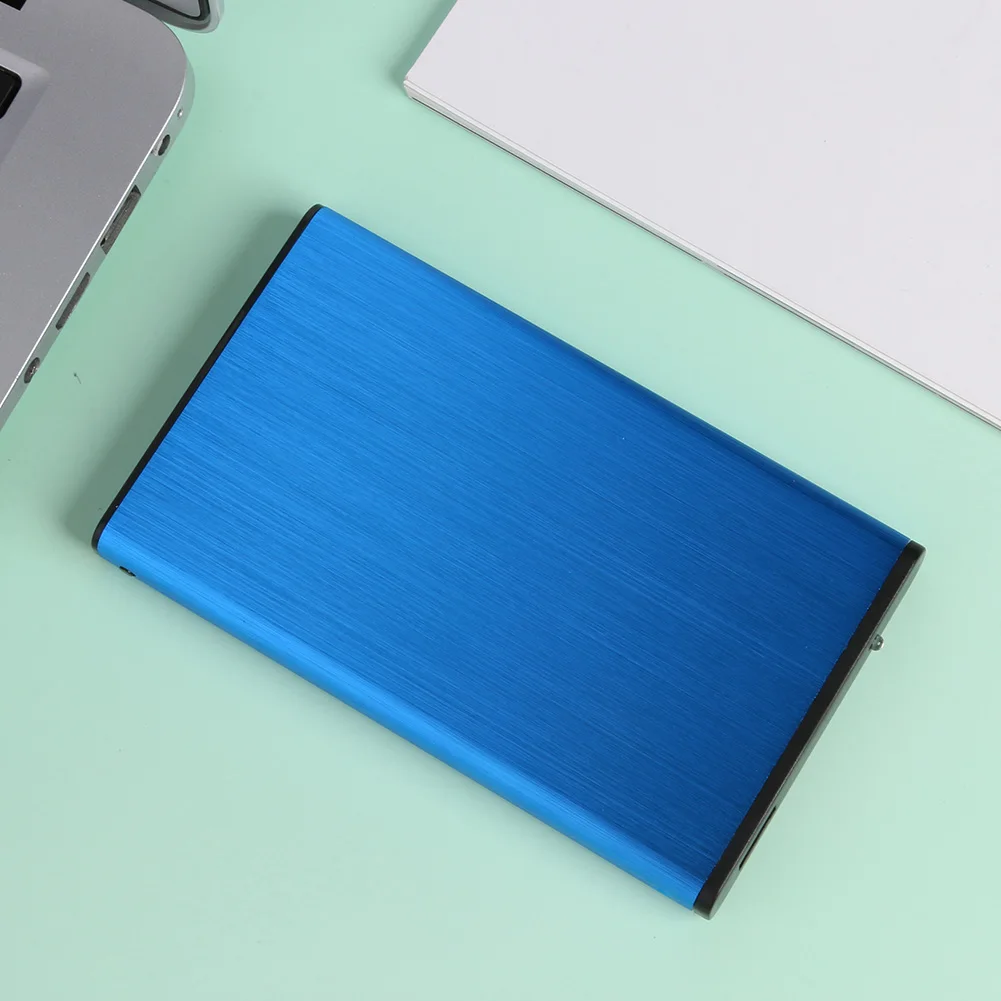 

USB 2.0 Hard Drive Case Portable 2.5 inch Aluminum Alloy 10TB SATA HDD SSD Box for Office Caring Computer Supplies