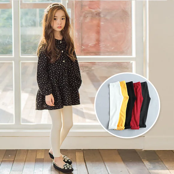 Леггинсы для маленьких девочек 4 цвета спортивные штаны 6 10 12 14 лет детские