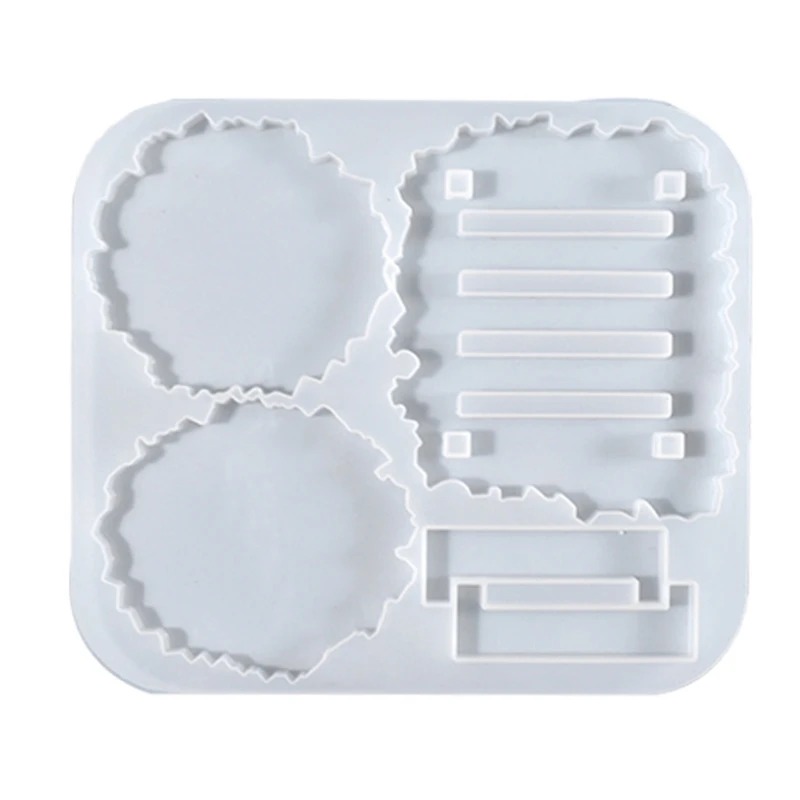 

Подставка для цветочного чайного подноса, смоляная форма для изготовления подставок, смоляная форма для коврика для чашки