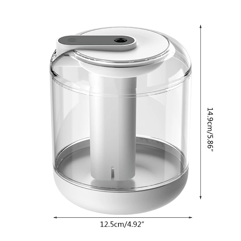 

Cool Mist Humidifier Large Water Tank Ultrasonic Air Humidifiers Bedroom, USB Mist Diffuser Air Purifier, Green White X37C