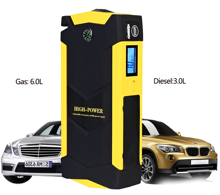 Водонепроницаемый автомобильный стартер 28000 мАч внешний аккумулятор 1000 А 12 В