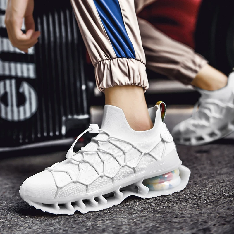 

Men Casual Shoes Blade Fighter Sneakers Sports Flying Woven Breathable Tpu Bottom Camouflage Trendy Outdoor Trainers Footwear