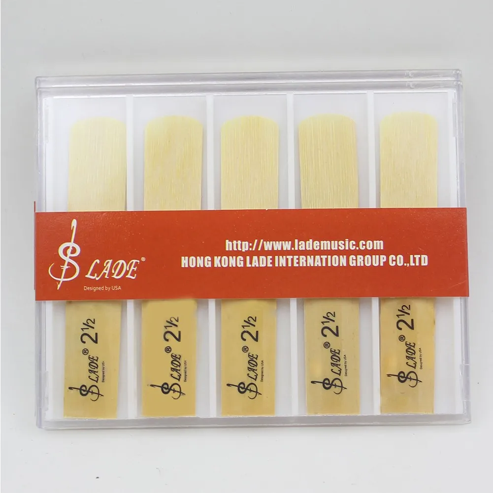 

LADE 1 Set 10pcs Total Wooden Clarinet Reeds 1/2 Traditional Bamboo High Quality Reed Harvested By Hand Long-lasting Accessory