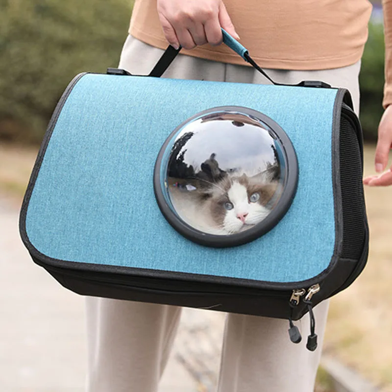 

Dog Cat Space Capsule Bag Outdoor Portable Pet Carrier Bags Single Shoulder Handbag Backpack for Small Dogs Cats Pet Accessories
