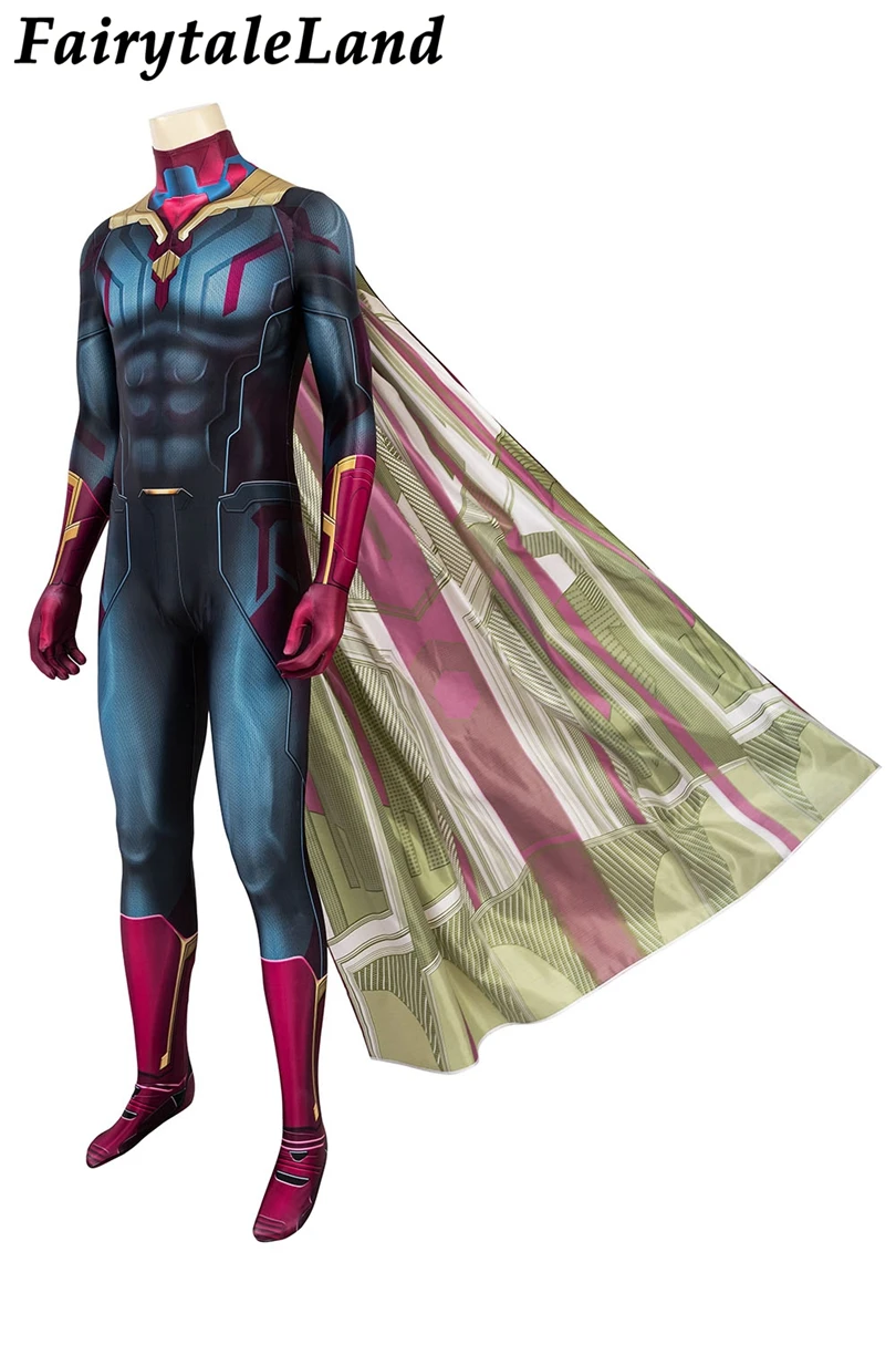 Комбинезон с 3D-принтом супергероев на Хэллоуин для взрослых мужчин костюм
