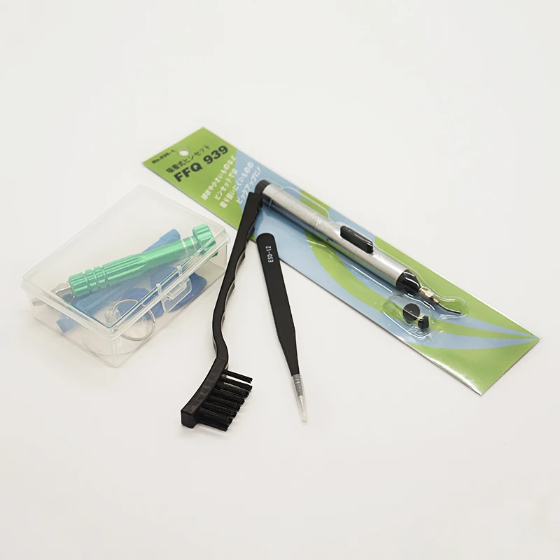 

IC SMD Vacuum Sucking Suction Pen Remover Sucker Pump IC SMD Tweezer Pick Up Tool Solder Desoldering Opening tools 6pcs set