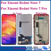 6 3 aaa quality lcd for xiaomi redmi note 7 lcd display touch screen replacement for redmi note 7 pro lcd repair kit with frame