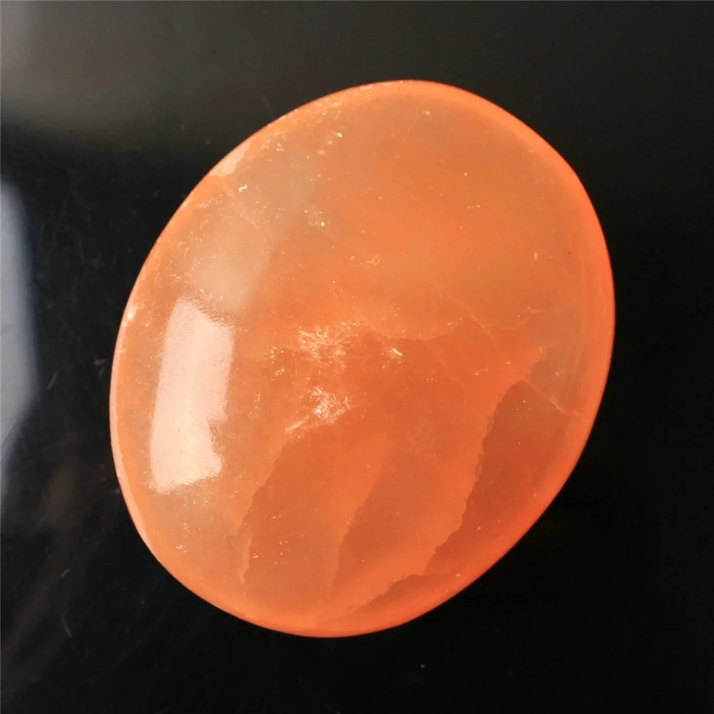 Фигурка в форме ладони из оранжевого кварца селенита релаксация Исцеление Рейки