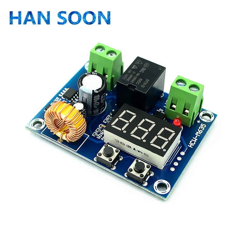 XH-M635 DC 12 В 24 плата защиты от заряда и разряда светодиодная цифровая защита низкого