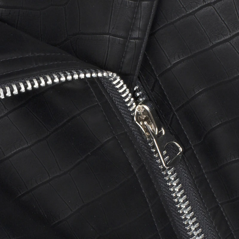 

CHICEVER Casual Loose PU Jacket For Women Lapel Lantern Long Sleeve Solid Office Lady Sashes Jackets Female Fashion New Clothing