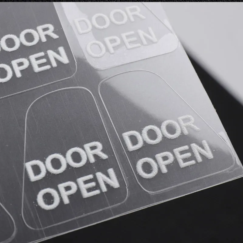Стикер-Подсказка для открывания двери прозрачная ручка стикер напоминание