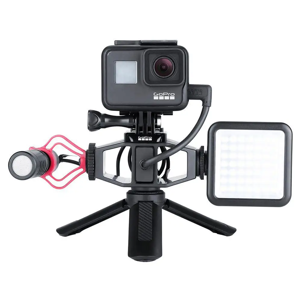 VIJIM GP 1 Vlogging GoPro Штативы установка кронштейн с 2 холодными башмаками крепление для